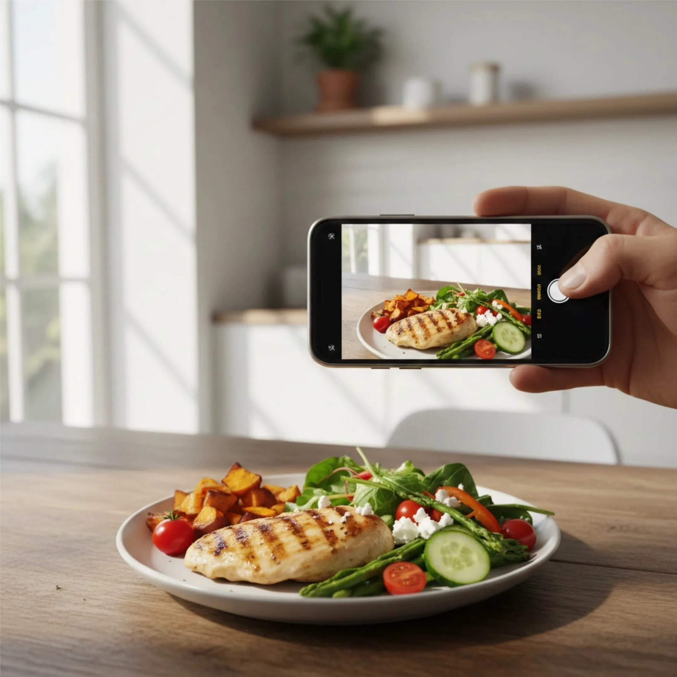 Essen fotografieren mit Smartphone