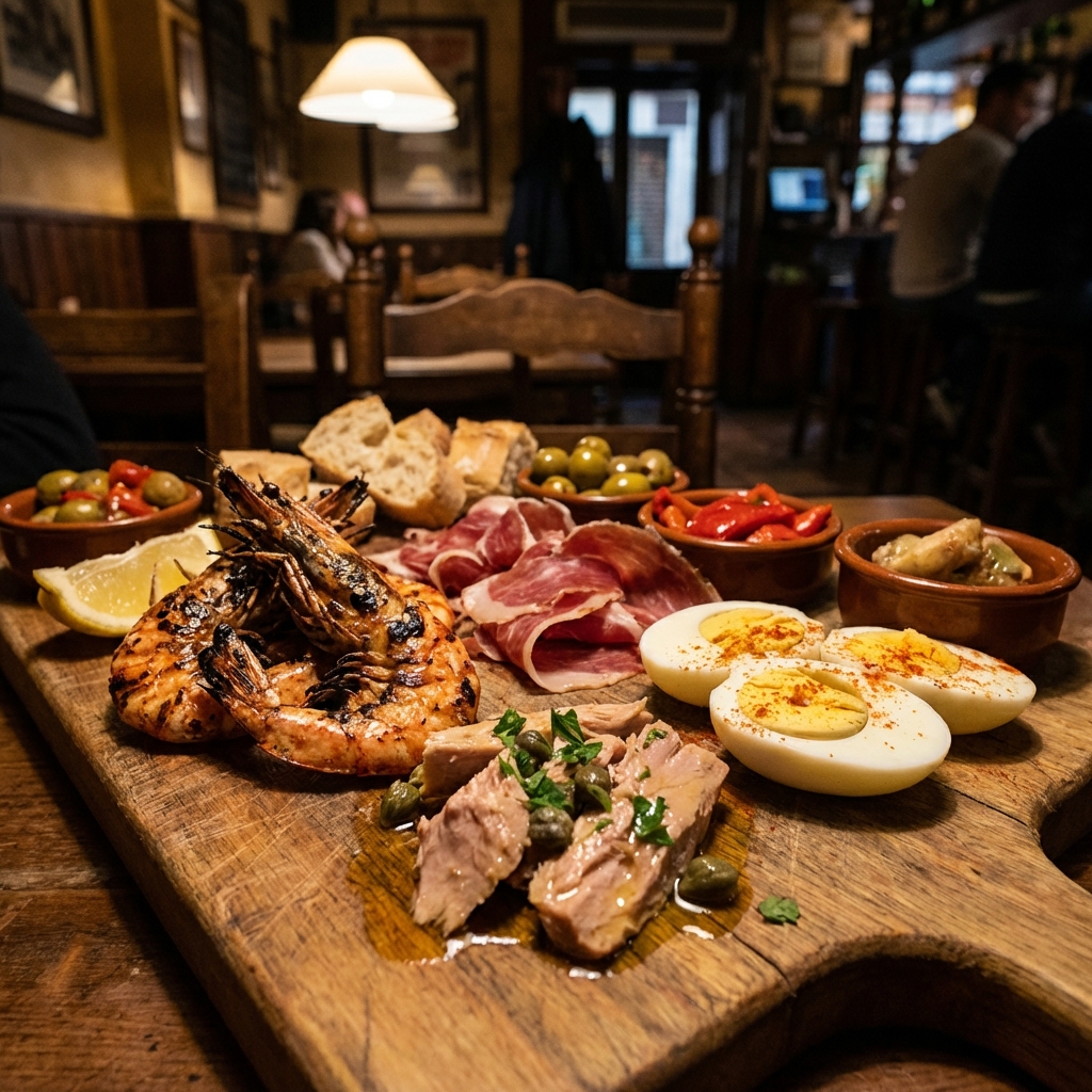 Tapas españolas altas en proteína