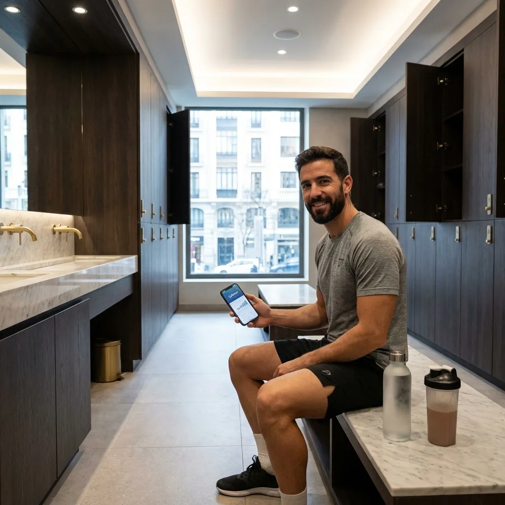 App para contar calorías en un gimnasio de Madrid